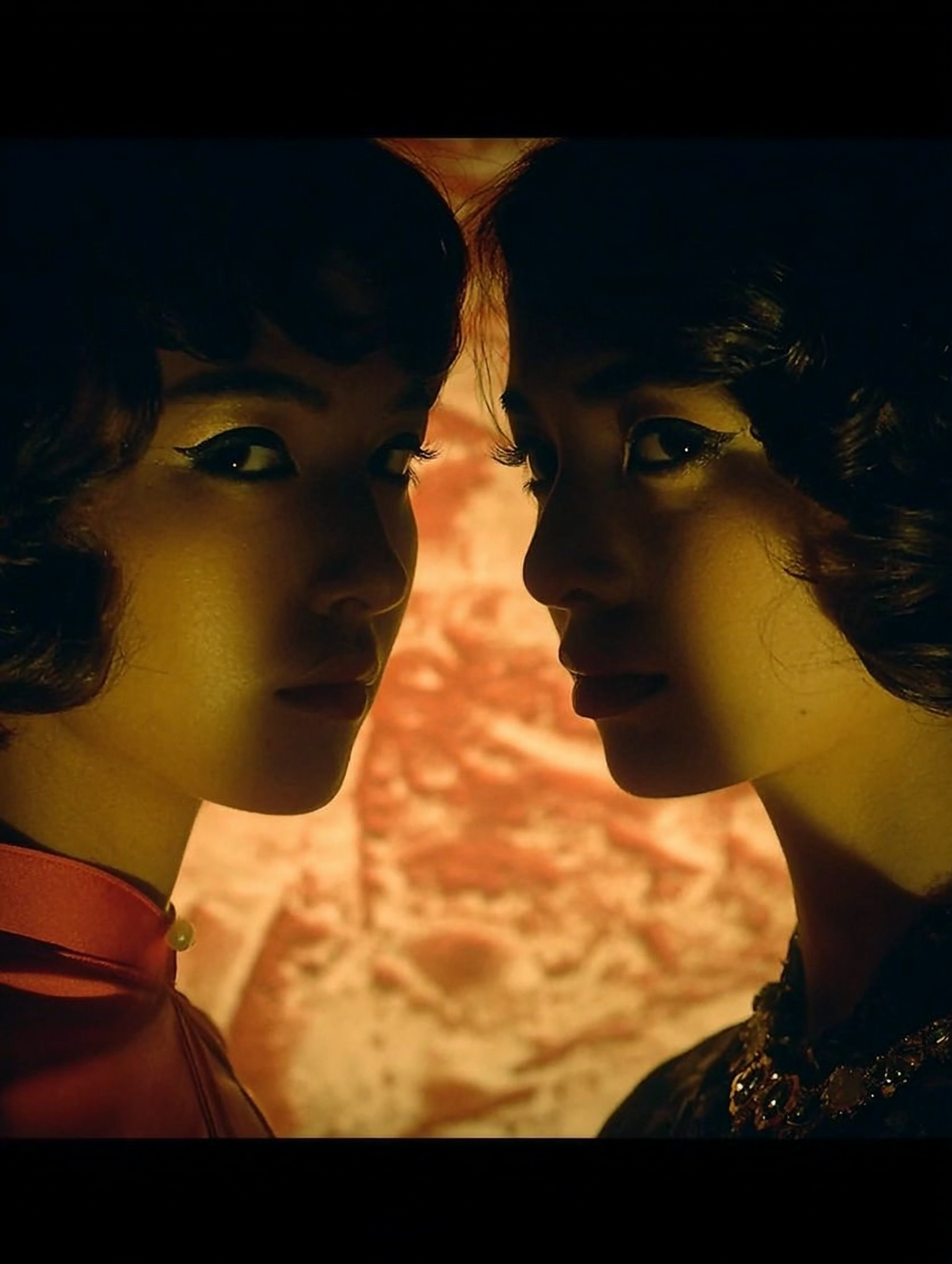 Twin gaze portrait